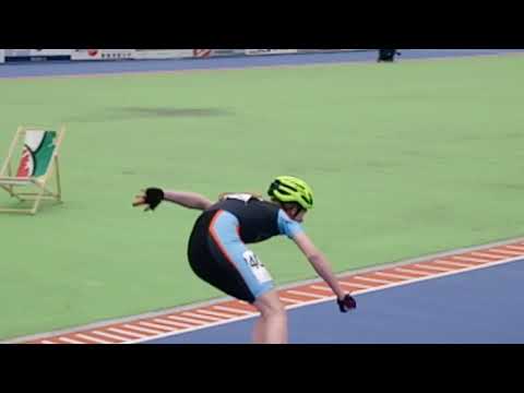 Holland cup Heerde 3 mei 2019 JuniorenB 500m series met  Chloé Hoogendoorn