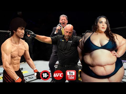 Bruce Lee vs Big Girl  ( EA Sports UFC 4 ) wwe mma