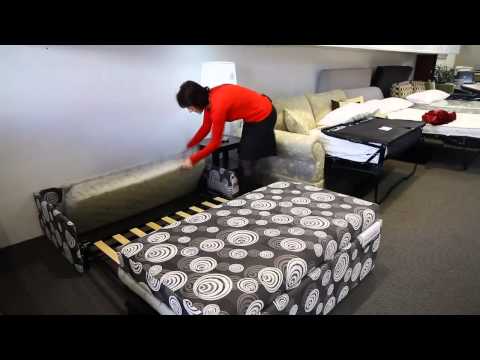 Sofabed ottoman timberslats