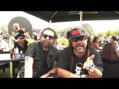 Interview with Benji and Dan from Skindred at Hellfest 2019