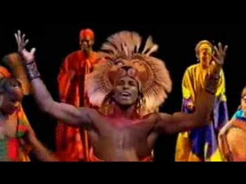 The Lion King Musical London Production original cast adult Simba 'Roger Wright 'He Lives In You'