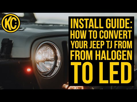 Upgrade Your Wrangler TJ to LED Headlights with KC HiLiTES® 7" Kit - Install Guide