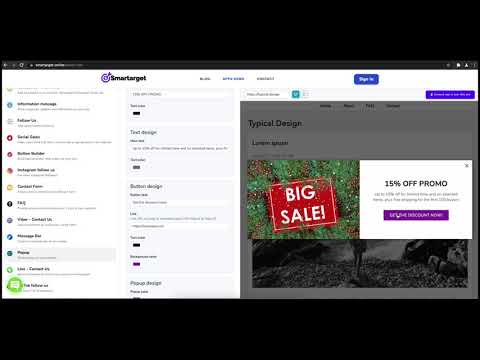 How to add Popup to JTL Shop website