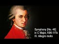 W. A. Mozart - Symphony [No. 46] in C Major, K96-111b - IV. Allegro molto.