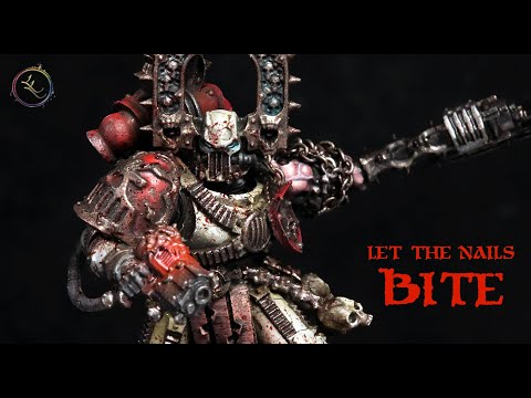 KHARN THE BETRAYER - Painting the BLOODIEST space marine in WARHAMMER