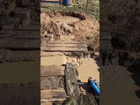 Процесс бурения скважины