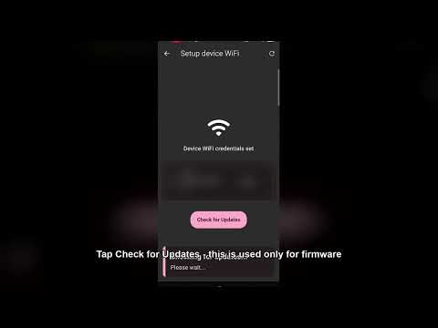 Wi-Fi Setup & Checking for Updates