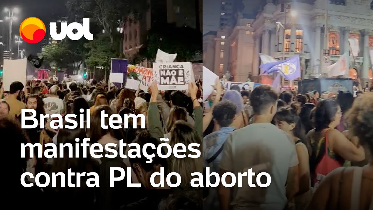 Aborto: Manifestações contra a PL 1904 acontecem no Brasil; veja vídeos