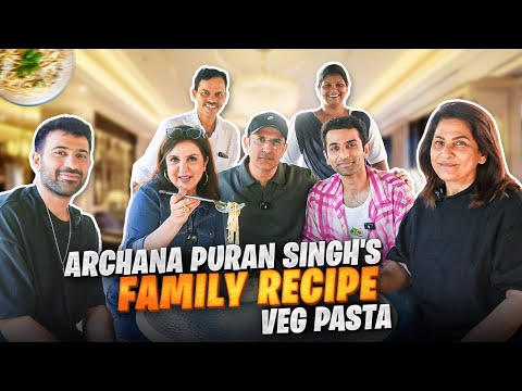 Archana Puran Singh Ke Ghar Par Family Time with Veg Cauliflower Pasta! | @FarahKhanK