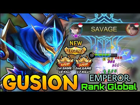 SAVAGE!! Cosmic Gleam Gusion New Legendary Skin Double MVP Plays by EMPEROR. - MLBB