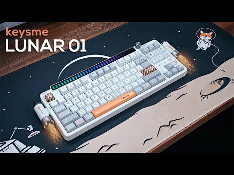 KEYSME LUNAR 01 - Bàn phím cơ tích hợp đèn RGB cảm biến âm thanh