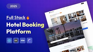 How To Make Full Stack Hotel Booking App Using MERN | Hotel Booking System Project In React