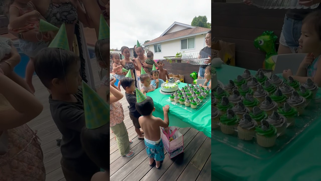 pool party for Kars! #shorts