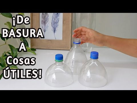 2 Magnificas Ideas con Pedazos de Botellas Plásticas  y Cartón para el Hogar