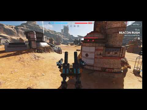 War Robots Remastered : Behemoth Nucleons on Canyon Map