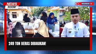 249 Ton Beras Disalurkan untuk Warga Kurang Mampu di Pekanbaru