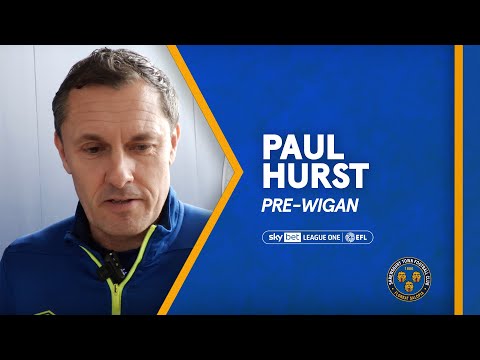 Pre-Wigan Athletic | Paul Hurst looks ahead to Shrewsbury Town's weekend game