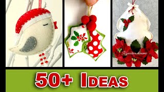 50+ Ornament Sewing Project Ideas for Christmas