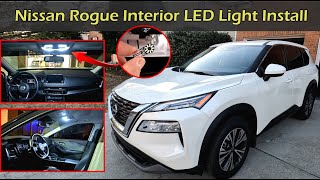 Nissan Rogue Interior LED Light Install | Nissan Xtrail | 2021+