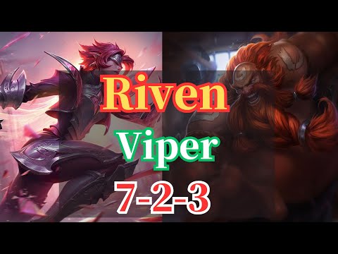 LOL VIPER Challenger 1125lp Riven VS Gragas 7-2-3