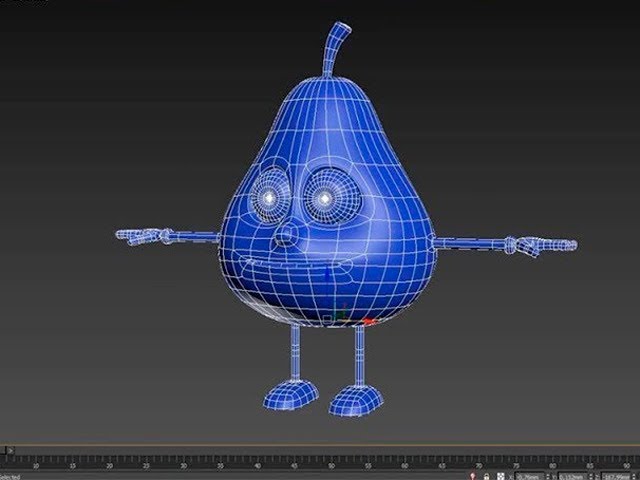 урок - Моделирование персонажа - Груши в 3ds Max