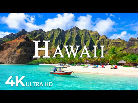 FLYING OVER HAWAII (4K UHD) – Soothing Music Along With Beautiful Nature Video - 4K Video UHD #6