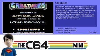 The C64 MINI Games - Creatures