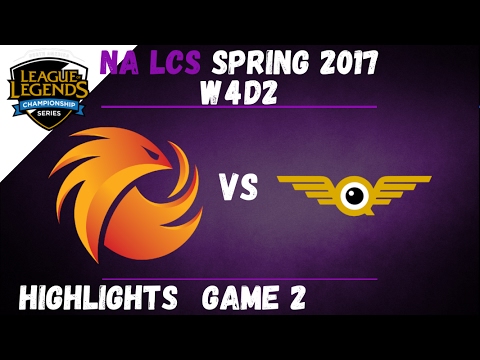 P1 vs FLY Highlights Game 2 NA LCS 2017 Spring W4D2 Phoenix1 vs FlyQuest eSports