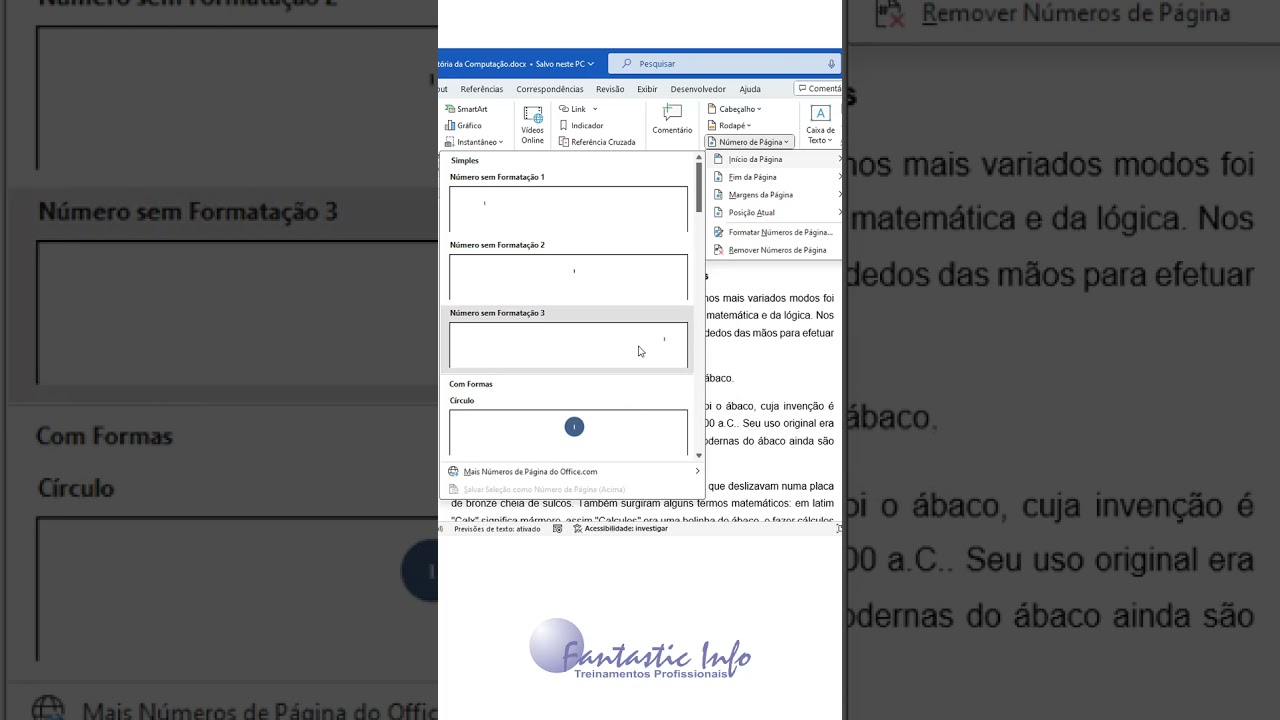 Como Inserir Número de Páginas no Word