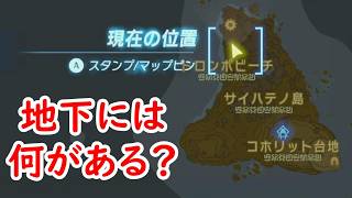 孤島の地下には何があるの？【ゼルダの伝説 ティアーズオブザキングダム】