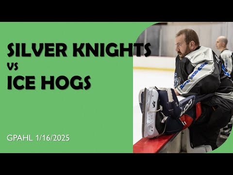 Ghost Pirates Ice PLAYOFF - Silver Knights (3) VS Ice Hogs (7) - 1/16/2025