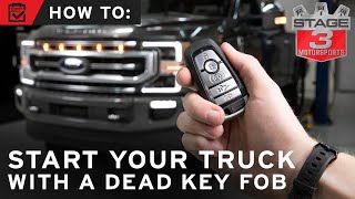 How to Start Your Super Duty or F150 With a Dead Key Fob