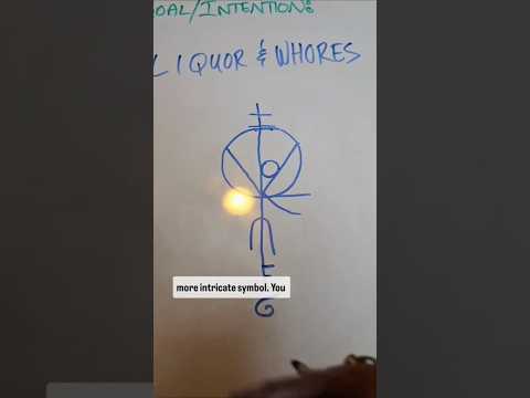 How to Make a Chaos Magic Sigil ✨️ #chaosmagick #chaosmagic #sigil #sigilmagic #sigils