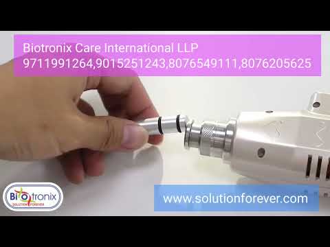 GINHA HLZG-008 Chiropractor Chiropractic Impulse Gun 24 Level Adjustable Electric 1200N Massager Gun