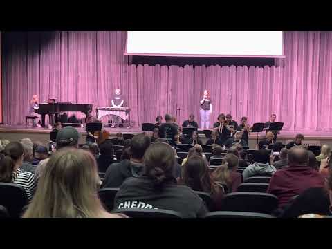 The HHS Jazz Ensemble performs Everything at the 2022 Pops Concert