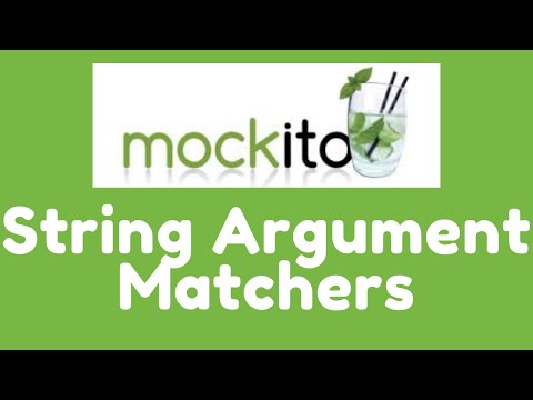 Mockito 3 - String Argument Matchers