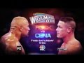 WrestleMania XXVIII Rock Vs Cena This Saturday At 9 8 CT On NBC