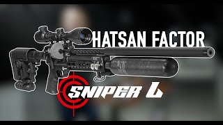 Wiatrówka Hatsan Factor Sniper L 6,35mm black