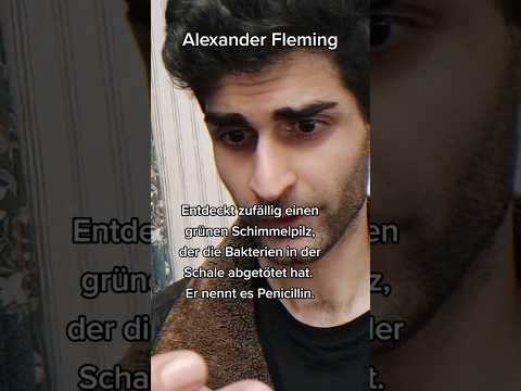Alexander Fleming - Entdeckung Penicillin. #geschichte #entdeckungen #fleming #shorts #biology