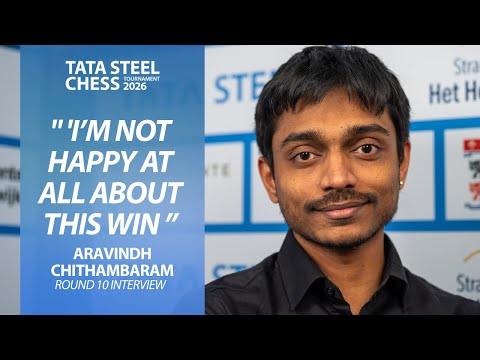 Aravindh Chithambaram round 10 interview | Tata Steel Masters 2026