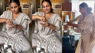 Vidya Balan Making MODAK at Home - First time cooking Video