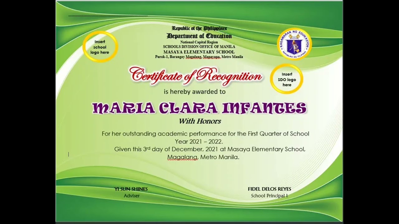 free editable certificate templates