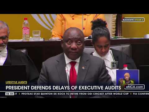 Delays in audits for Ramaphosa's cabinet