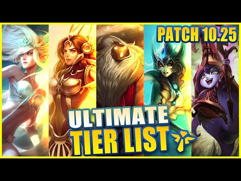 THE ULTIMATE TIER LIST FOR PATCH 10.25 (SEASON 11) - League of Legends