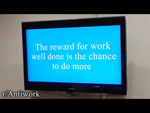 r/Antiwork | work as reward?