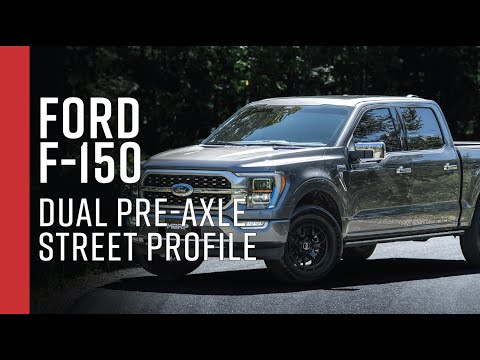 2021+ FORD F-150 5.0L, 3.5L, 2.7L // MBRP 3” Cat-Back, Dual Pre-Axle Exit, Street Profile Overview