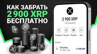 СРОЧНО! КАК ПОЛУЧИТЬ РАЗДАЧУ 2900 XRP БЕСПЛАТНО ЗА 30 СЕКУНД?