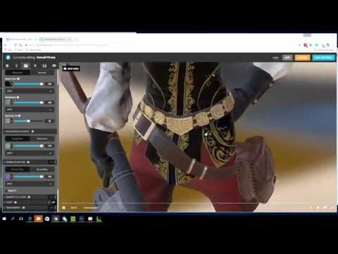 iClone 6.5 Tutorial - Embedding PBR Textures in Zip Files for Sketchfab Publishing