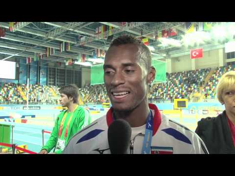 Istanbul 2012 Mixed Zone: Nery Brenes CRC