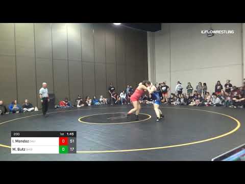 200 Lbs Rr Rnd 2 Isela Mendez California Red Vs Marie Butz Ohio Draw